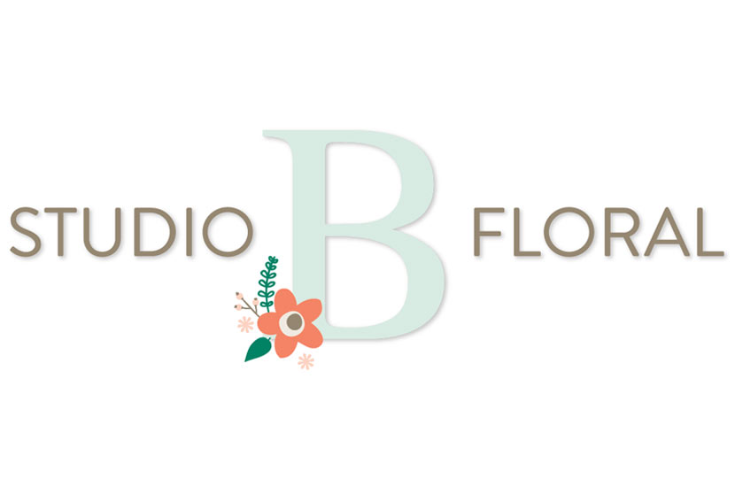 studio b. floral logo