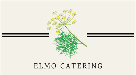 ELMO Catering, parsley blossom on cream field