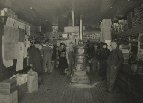 A photo of the inside of Arndt's Store in Prior Lake, courtesy of the Minnesota Historical Society.